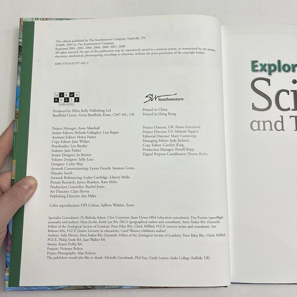 Explore and Learn Volume 2 Science And Technology Belinda Gallagher Hardcover - Picture 2 of 5